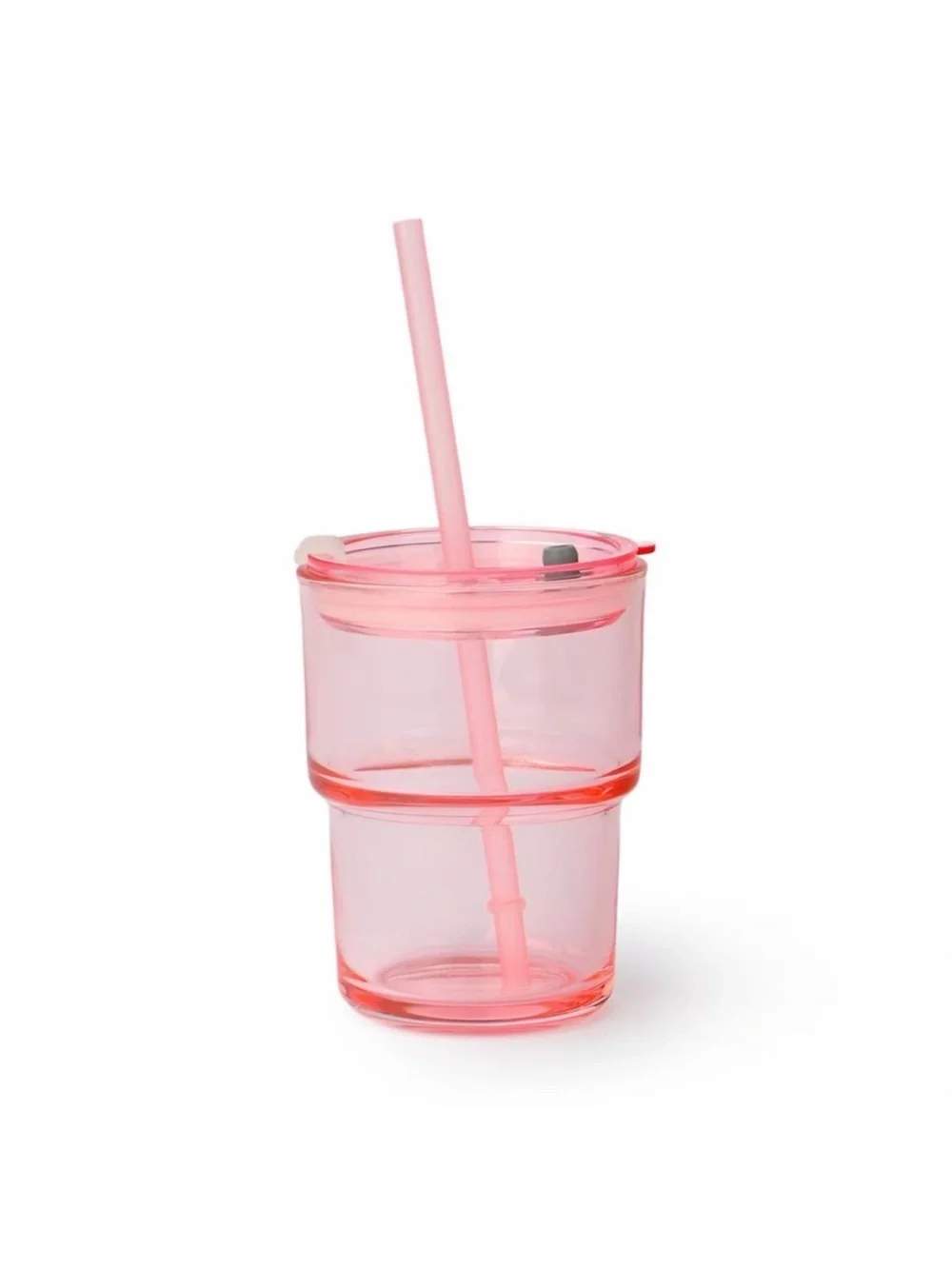 Target Bullseye 12 oz Mini Glass Tumbler Pink